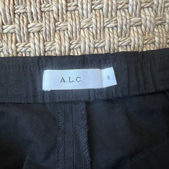 A.L.C. Black Pencil Skirt Sz 6 Career Workwear - Picture 3 of 7